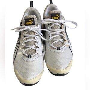 Puma Cell Volt White Black Yellow Sneakers Size 12 Men’s EUC